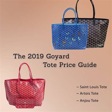 goyard price list 2017|Goyard Saint Louis Tote Reference Guide, Sizes, Prices .